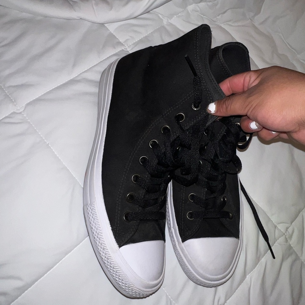 Converse Black / Chuck Taylor II 2 Hi